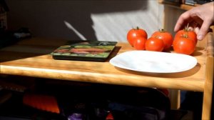 Томат "Евпатор" F1 -  масса плодов, вид на срезе