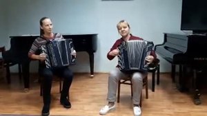 Баянист играет джаз. Петрова, Лиховидова Вёшенская ДШИ