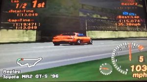 GRAN TURISMO 2 RACE WITH TOYOTA MR2 GT-S '96