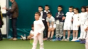 Esibizione tennis classe 2^ Carlo Urbani