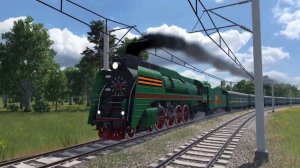Паровоз П36 | Москва — Коломна | Transport Fever 2