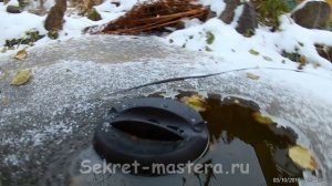 Как сделать лунку с подогревом в пруду / Нет весенним заморам рыбы
