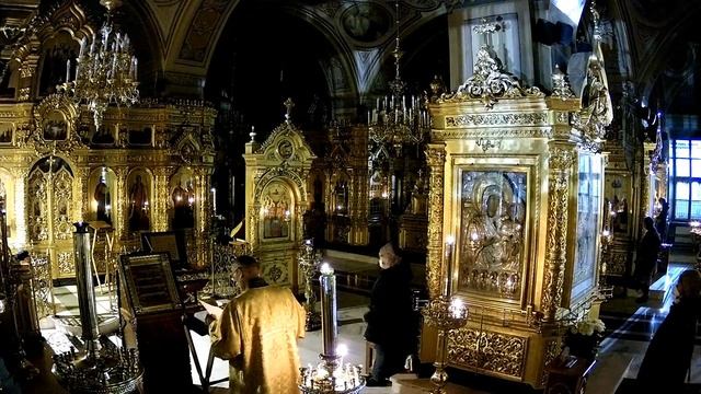 18.11.21. Вечерня и утреня. Свт. Павла, патриарха Константинопольского. Прп. Варлаама Ху́тынского смотреть онлайн