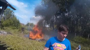 Сжигаем дом на даче!