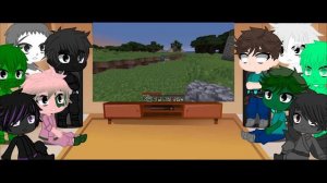 Monster School React To WAIT WHAT (Minecraft)