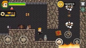 Dan the Man - Fright Zone 1-2 All Secret Areas