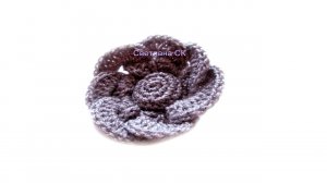 Брошь цветок крючком crochet flower Василиса