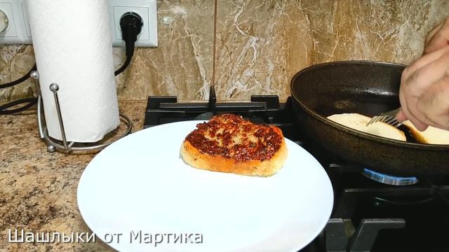 Горячие Бутерброды на Сковороде! Простые но Очень Вкусные!