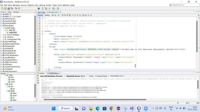 Form in Advance Java | How to Design Basic form Advance Java | Advance Java Tutorial - Kasha