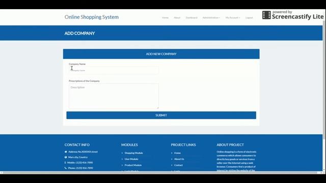Online Shopping System | Python Django Project Tutorial | Python CRUD Project