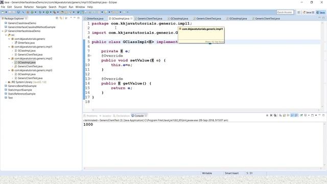Generic Interface in Java | Rules To Follow While Implementing Generic Interface смотреть онлайн