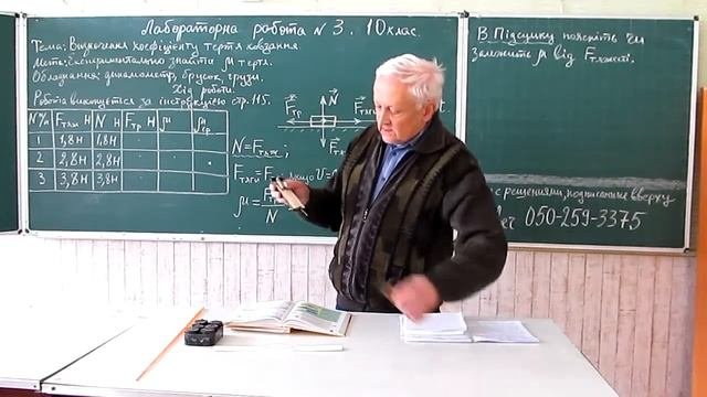 Лабораторная работа 3  10 класс  Определение коэффициента трения скольжения