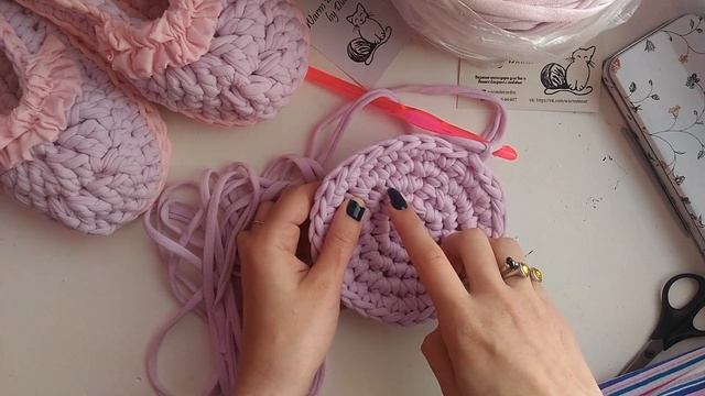 Вязание корзинки. Объяснение для новичков. И самый ужасный маникюр. смотреть онлайн