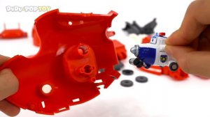 Parcel arrived! Super Wings! Build giant transform Donnie with model assembly kit! #DuDuPopTOY