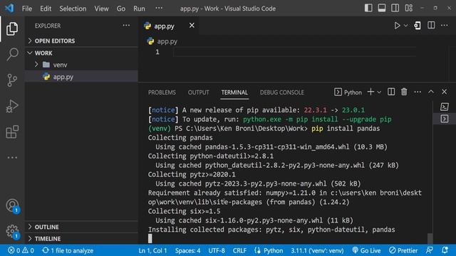 Virtual Environment --- Python Programming for Engineers