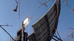 Самая большая солнечная лупа.