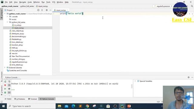 2.  Python Bangla Tutorial  |  Python Basic Syntax & Input  Output |