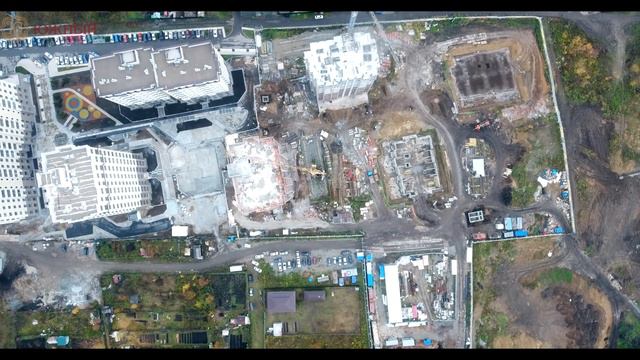 Аэросъемка ЖК "Южный". Сентябрь 2018 г. ИФК "Мера смотреть онлайн