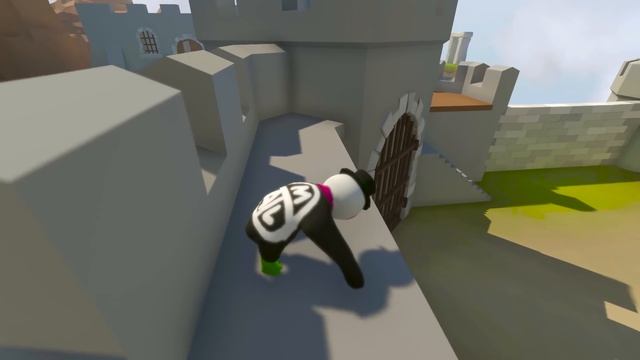 УЛЕТАЮ ОТ НИХ!? УБЕЖАЛ ОТ ОПАСНЫХ БАНДИТОВ И СПРЯТАЛСЯ В ЗАМКЕ - ВЕСЁЛЫЕ ПРЯТКИ В HUMAN FALL FLAT смотреть онлайн