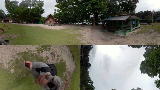 360 video of Pulau Peucang, West Java, Indonesia смотреть онлайн