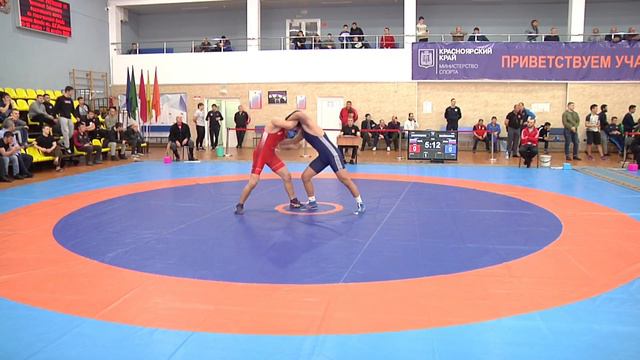 Ковер А Чемпионат СФО по греко-римской борьбе 01.12.2019 г. Красноярск смотреть онлайн