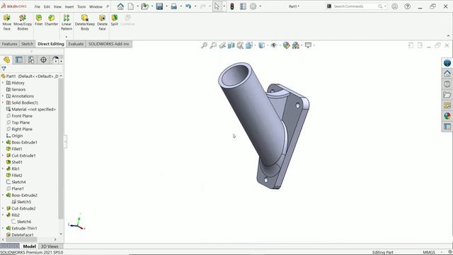 Solidworks Advanced Tutorial Exercise 171-Flag Pole Mount смотреть онлайн