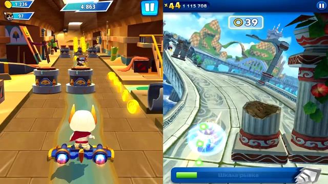 Talking Tom Hero Dash vs Sonic Dash.Супер Соник против Супер Тома.Кто Быстрее и Круче смотреть онлайн