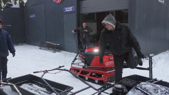 Новинка! Мотобуксировщик POMOR M-600 PRO смотреть онлайн