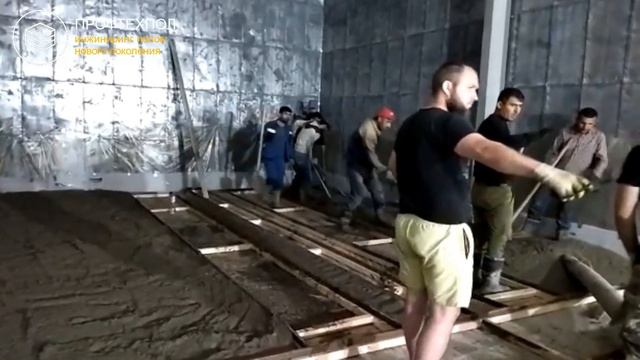 Для производства: Делаем бетонный пол с топпингом и полимером #топпинг #промышленныеполы #полимер