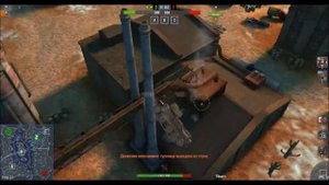 WoT Blitz Полеты (Баги) на карте Каньон