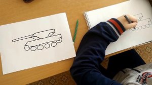 Как нарисовать танк поэтапно / How To Draw A Realistic Tank