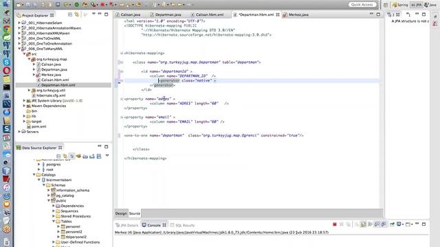 Hibernate Spring 017 Association Mapping – Query – Criteria API – HQL 9 смотреть онлайн