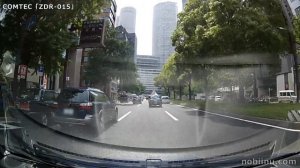 [Dashcam] Video recorded by the front camera of "Comtec ZDR-015"