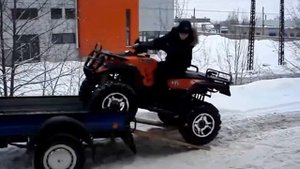 Stels 300 Заезд в прицеп