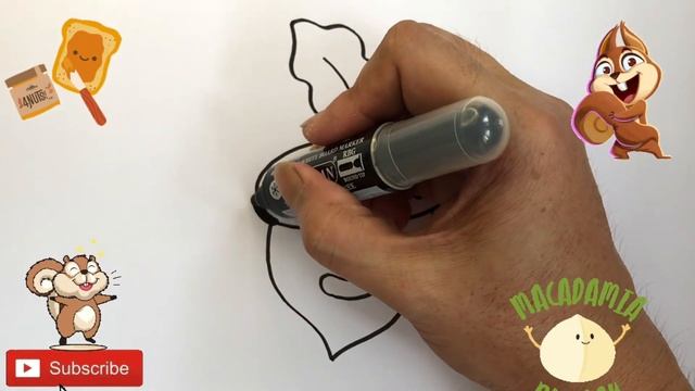 How To Draw a Cute Walnut | рисуем грецкий орех для детей | Bolalar uchun yong'oq rasm chizish смотреть онлайн