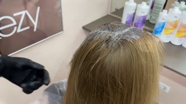 "Пшеничное" окрашивание Crazy blond