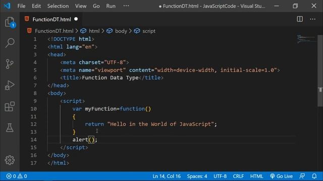 #25 Function Data Type in JavaScript | JavaScript Tutorial in Hindi