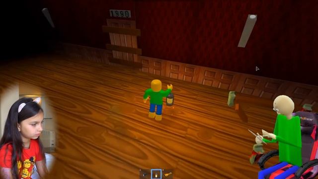 НОЧЬ в ЖУТКОМ ОТЕЛЕ с БАЛДИ после ЛАГЕРЯ РОБЛОКС! BALDI в Реальной Жизни Roblox Hotel Валеришка kid смотреть онлайн