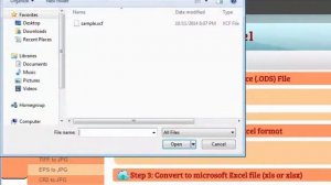 ODS to XLS Conversion Online
