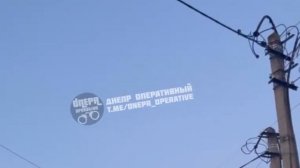 Пролёт крылатых ракет Калибр на завод Южмаш в Днепре (Днепропетровске).