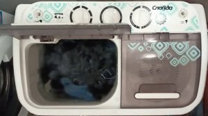 Стиральная машина Славда WS-40PET, окончание отжима