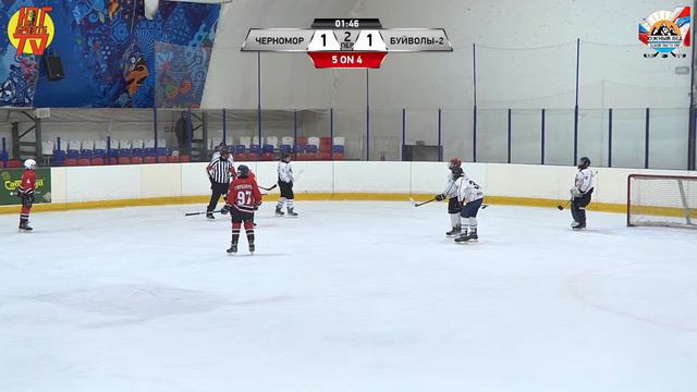ХК "Черномор" - ХК "Буйволы 2" Турнир по хоккею «Южный Лед» среди команд 2009 г.р. смотреть онлайн