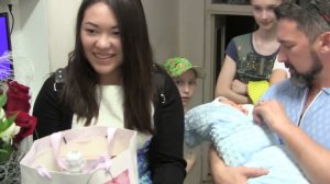 Как нас с сыном встречал муж в роддомеВстреча папы с сыном