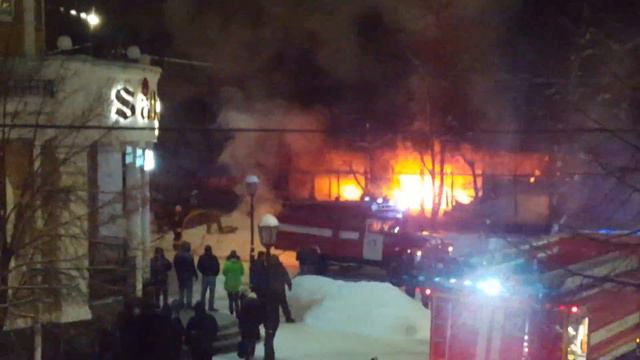 Пожар в ЦУМе. Чистополь. 20.12.16