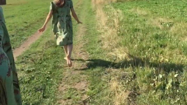 Комплект платьев для мамы и дочки «Bird grass» // Стиль Прованс