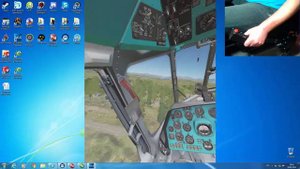 DCS  Mi-8 работа РОШ