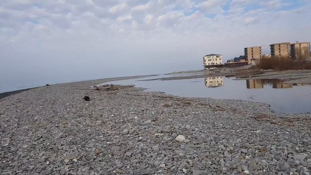 ?Лазаревское Сочи Пляж , Псезуапсе, там где река впадает в море! смотреть онлайн