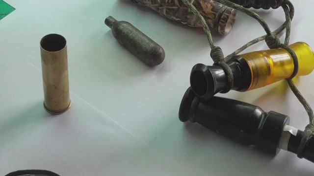 Рабочий манок на Гуся из латунной гильзы и балончика.Своими руками... смотреть онлайн