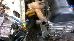 замена двс и кпп ваз классика без ямы и подъёмника часть 8