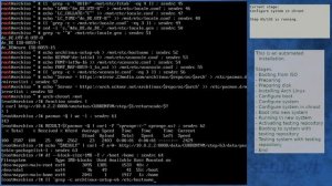 Arch Linux installation recording to kernel 5.12.15-arch1-1 (testing)